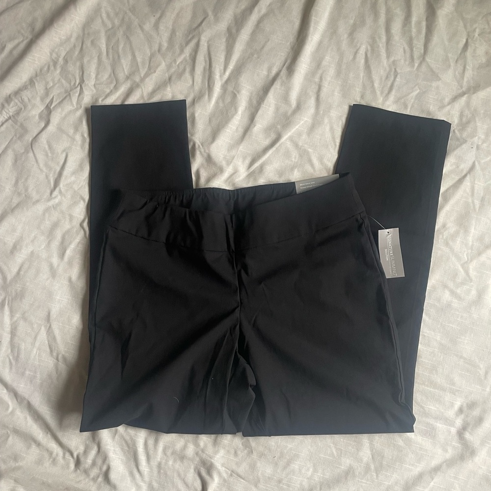 Cj banks signature slimming, pull on, jet black, size 16W, curvy slack